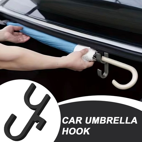 Car umbrella double hook - car,
