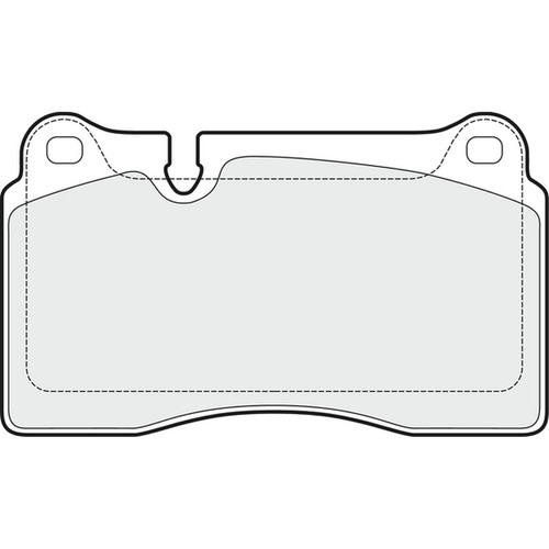 Brake pads set for aston - pads,