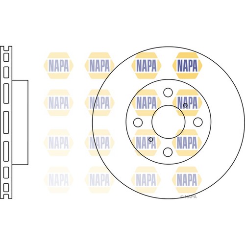 Brake discs vented for - 2x,