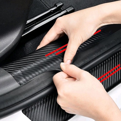Carbon fiber car door plate - car,