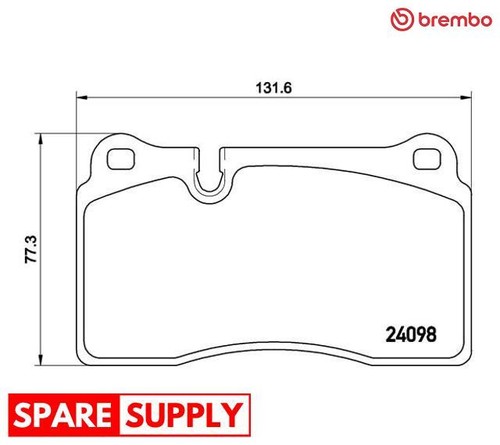 Brake pad set disc - set,,