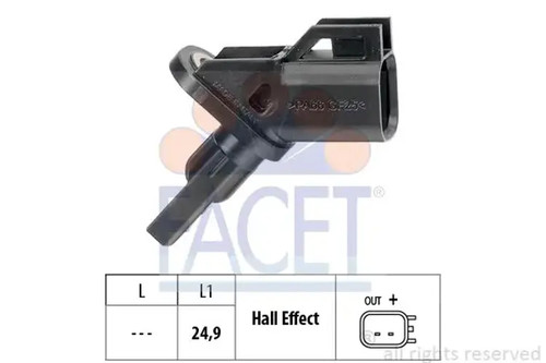 Abs wheel speed sensor 0001 - abs,