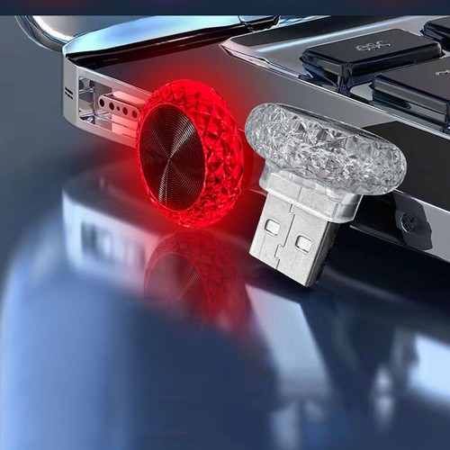 Red mini lamp usb led - 2x,