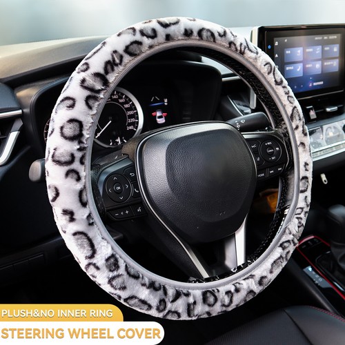 Warm plush car steering wheel - warm,