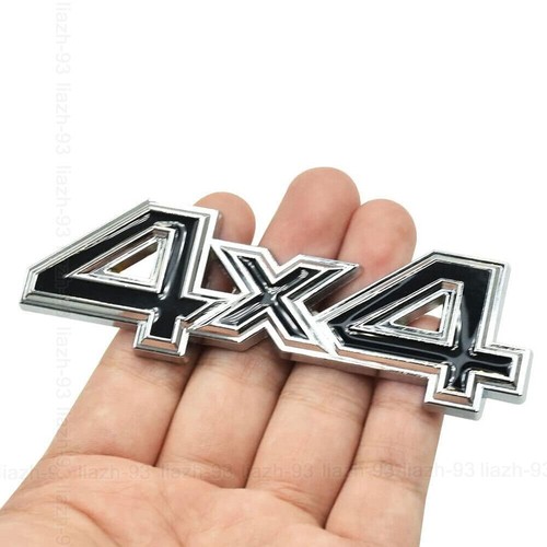 Metal sticker 4x4 logo emblem - metal,