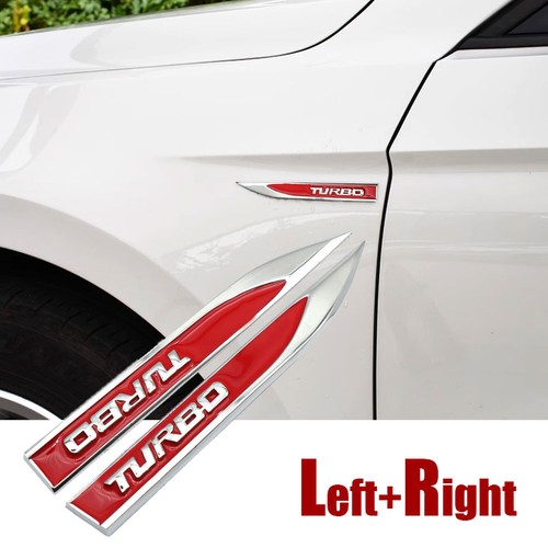 Metal turbo sticker car - 3d,