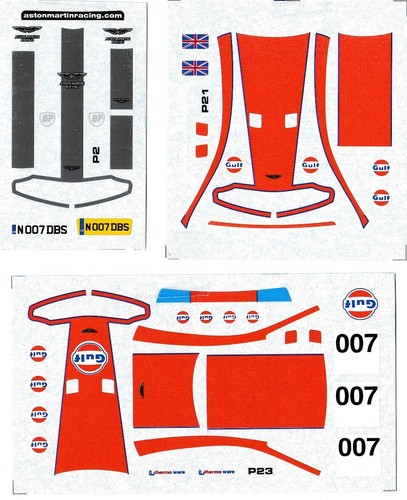 Decal aston martin - martin, v12